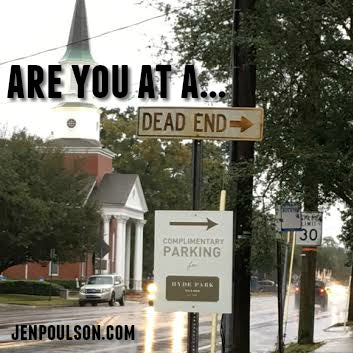 Are you at a dead end?