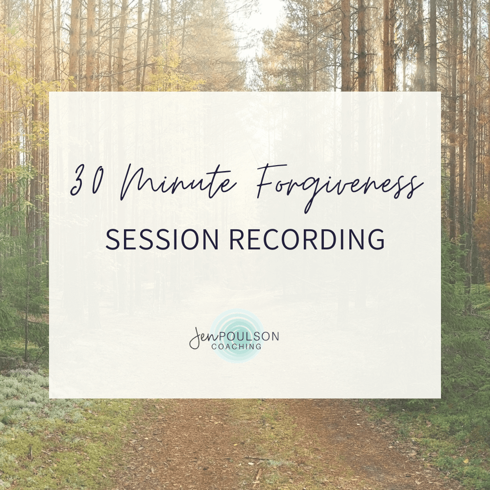 30 Minute Forgiveness Session Recording